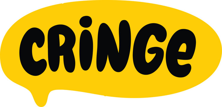Cringe speech bubble icon png eps jpg best quality