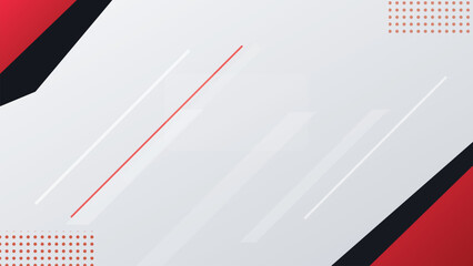 Dynamic red and charcoal sports header background with speed lines, halftone dots, and bold angles © PureCraft