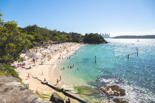 Shark Beach, Sydney Harbour National Park. Sydney&rsquo;s 80km Bondi to Manly coastal walk.