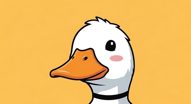 Cute cartoon penguin with surprised expression isolated.