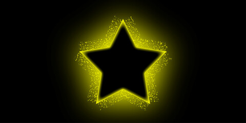 Obraz premium Gold star. VIP star.Vintage gold vip star, great design for any purposes. Luxury style background. Casino icon. The theoretical point of ultimate gravitational collapse, 