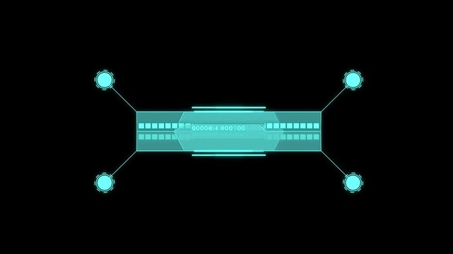 Abstract technology digital robot video animation suitable to your brand, advertise, display, cyber, network, tech, security, marketing, business, and more