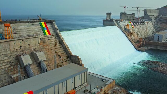 Grand Ethiopian Renaissance Dam, Metekel Zone of the Benishangul-Gumuz Region, Ethiopia, Hidase Dam, largest hydroelectric power plant in Africa, Blue Nile