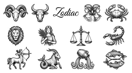 Fototapeta premium A_collection_of_12_zodiac_202606092309.ai