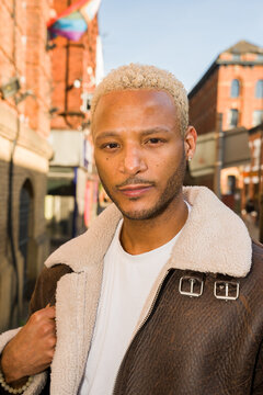 Stylish Man Portrait in Gay Village In Manchester