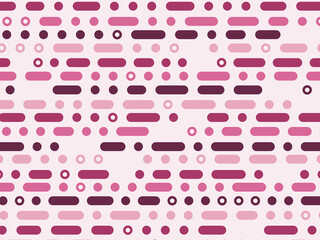 Morse Code Style Pattern Geometric Modern Design © iushakovsky