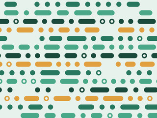 Rhythmic Dots and Dashes Pattern Simple Background © iushakovsky