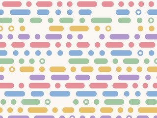 Morse Code Style Pattern Geometric Modern Design © iushakovsky