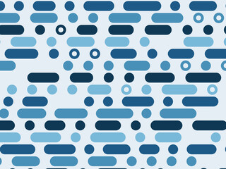 Morse Code Style Pattern Geometric Modern Design © iushakovsky