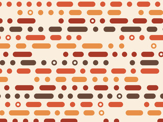 Minimal Dot Dash Pattern Modern Textile Background © iushakovsky