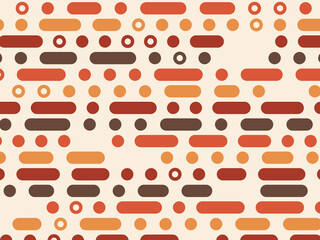 Morse Code Style Pattern Geometric Modern Design © iushakovsky