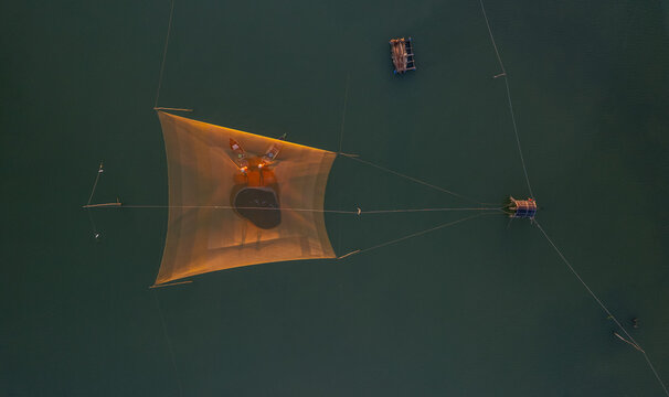 Fishing Net From Above