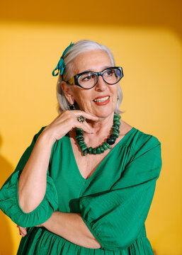 Portrait of an elderly woman