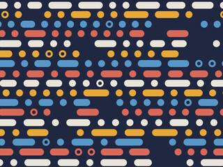 Abstract Dash Line Pattern Clean Graphic Design © iushakovsky