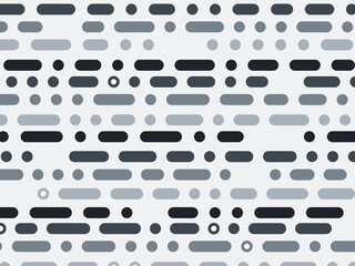 Dot Dash Rows Pattern Minimal Abstract Background © iushakovsky