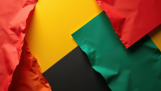 overhead flat lay vibrant colored papers artistic texture for graphic design background creative concept backdrop studio shot