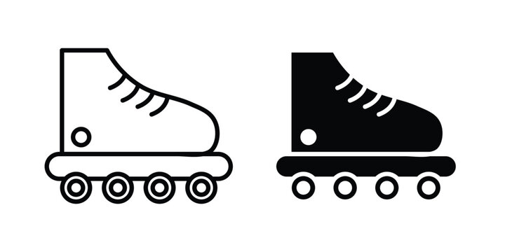 Roller skates icon