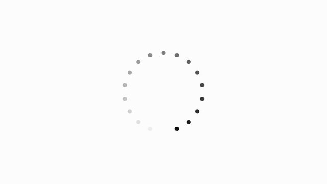 Loading - circle Modern loading animation. Circular loading indicator , loading and buffering icon animation-looped 