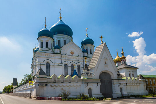 The Iversky  Cathedral in the Nikolo-Perervinsky Monastery, a former monastery, an architectural monument of federal significance. Moscow, Russia,