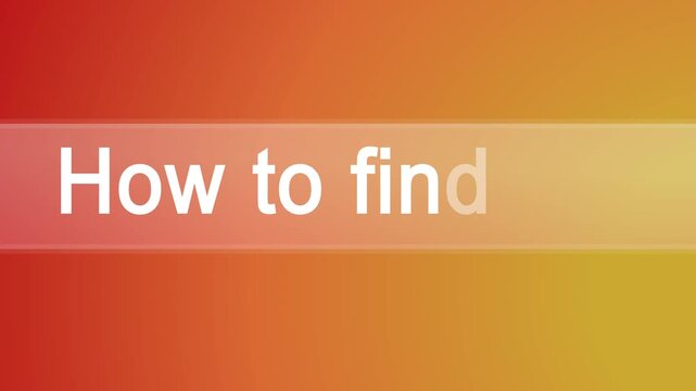 Search bar typing &ldquo;How to find true love&rdquo;. relationship concept animation