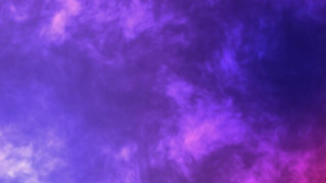 Vibrant abstract swirling smoke patterns in purple hues