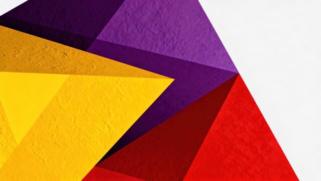 Colorful geometric abstract triangle pattern