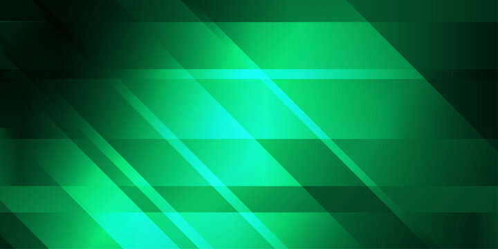 Green geometric pattern with overlapping diagonal lines and varying shades a modern vector design abstract background aquamarine