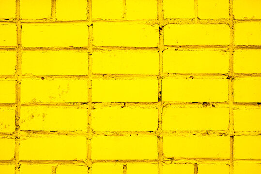 Texture yellow brick