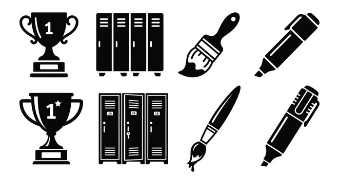 art supplies, artist tools, brush, camera icon, computer monitor, craft, creative, design, design tools, digital art, drawing, flat icon, flat vector, graphic design, illustration, lamp, monitor, pale
