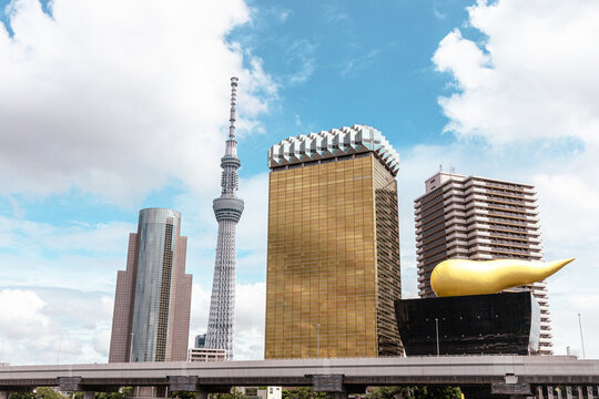 13.9.25 - Tokyo-Japan-Tokyo Skytree Asahi Beer Hall Urban Skyline Japan