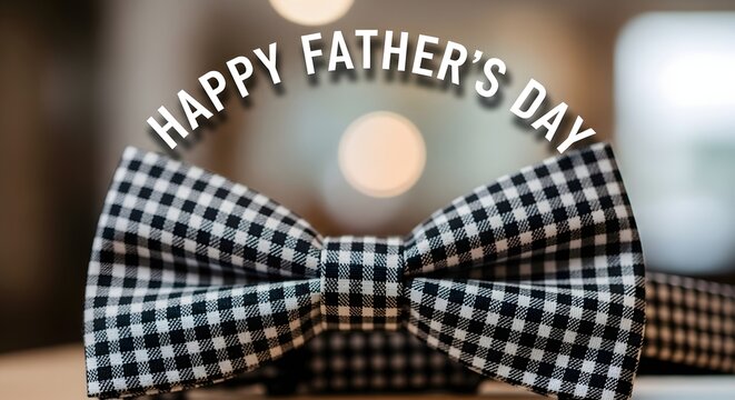 bow tie with fathers day text