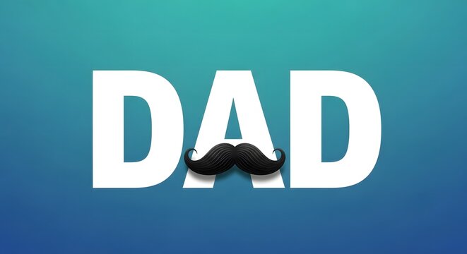 blue background with dad 