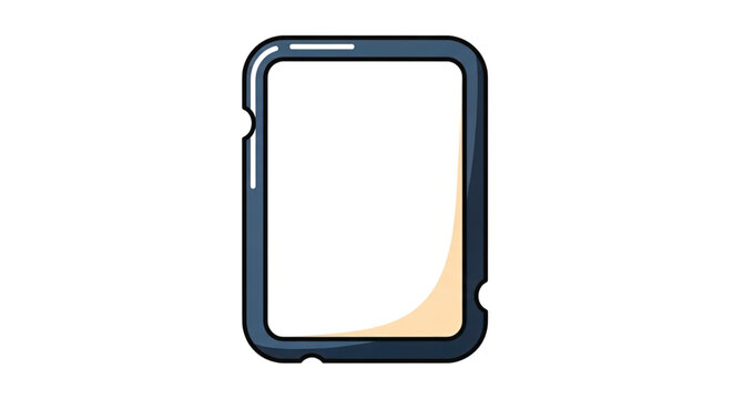 Smartphone screen protector close up.