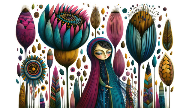 Damas del Jard&iacute;n de los Sue&ntilde;os Geom&eacute;tricos