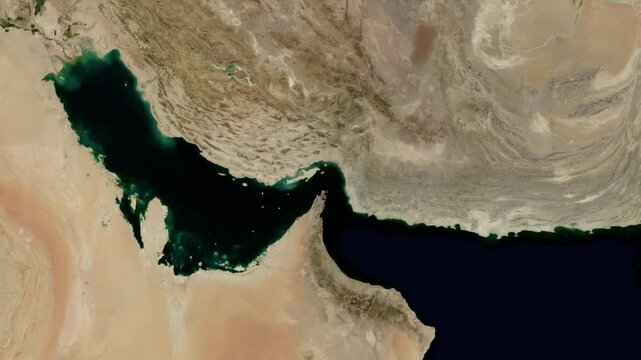 Global trade routes and geopolitics, strait of hormuz and bab-el-mandeb aerial view, maritime security and energy transit, shipping lanes, transportation