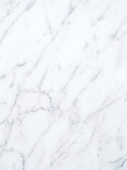 Obraz premium Luxury white marble product staging background with elegant gray veining and clean copy space for cosmetic brand website hero banner.