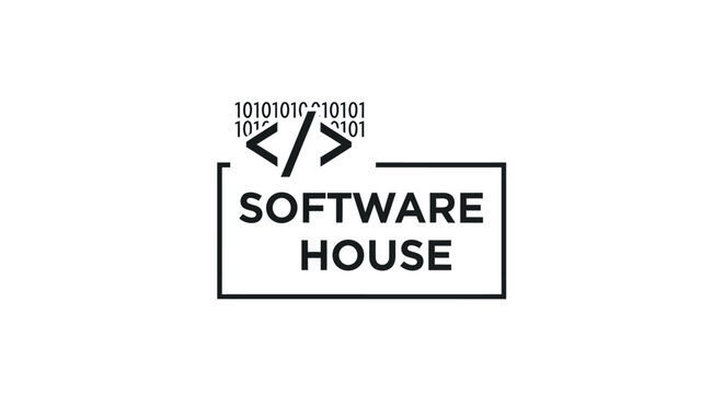 Software House Logo Design Template.