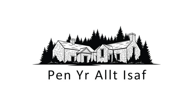 Pen Yr Allt Isaf Mountain Logo.