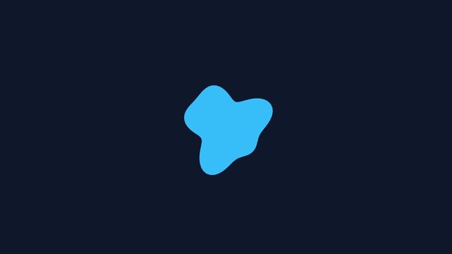 Morphing Blob Loader Abstract Loading Animation