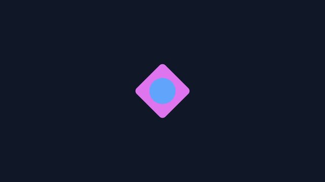 Diamond Pulse Loader Abstract Loading Animation