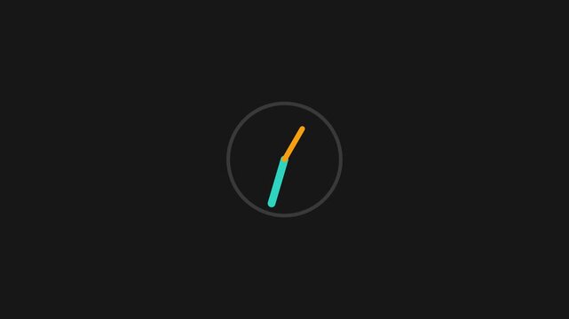 Four Corner Ping Loader Abstract Loading Animation