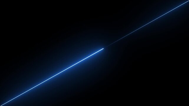 Glowing saber rectangle neon frame black background animation . Seamless Loop, Neon abstract rectangle and circle shape line animation holiday. green . 4 k video