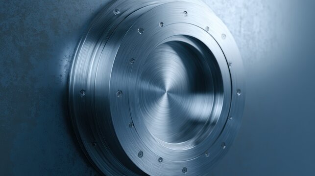 futuristic digital vault safeguarding valuable information assets and confidential business data