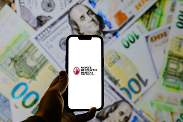 Naklejka premium Monte dei Paschi di Siena Historic Italian Bank Providing Financial Services, Banking Solutions, Wealth Management, and Investment Services