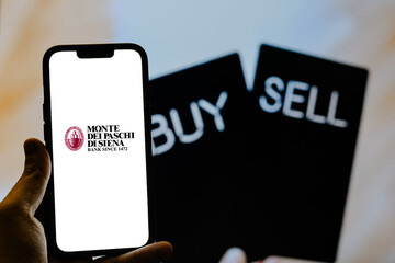 Naklejka premium Monte dei Paschi di Siena Historic Italian Bank Providing Financial Services, Banking Solutions, Wealth Management, and Investment Services