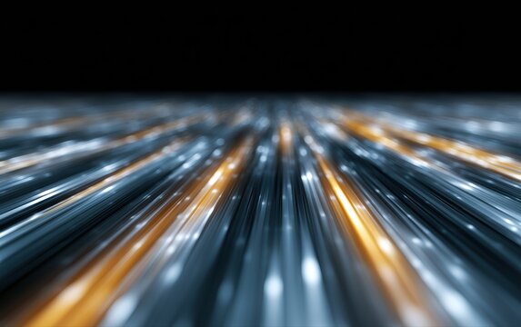 data driven decision making concept represented by luminous information pathways and strategic intelligence systems
