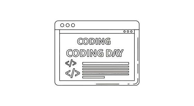 Computer screen with coding text.
