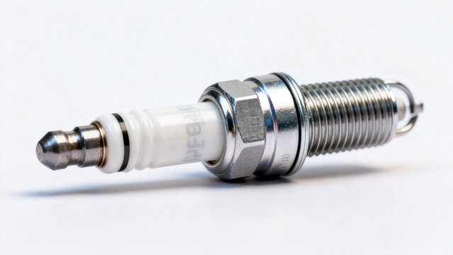 Closeup of a spark plug