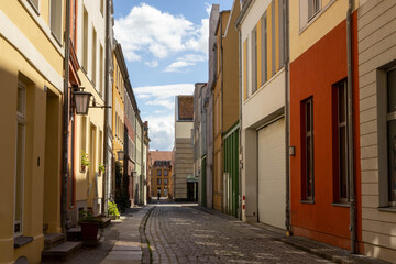 Fototapeta premium a street in a small German town