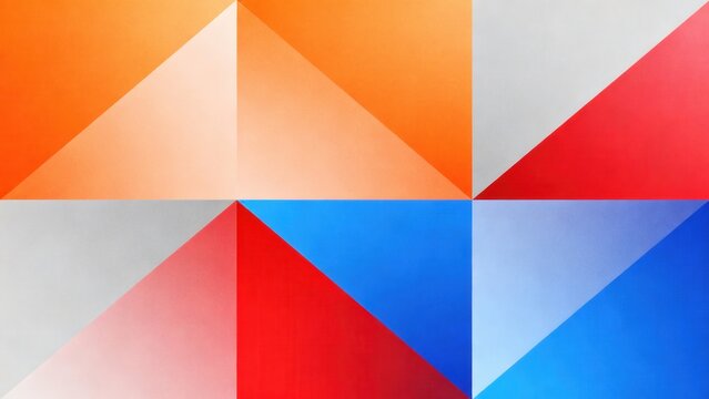 Colorful geometric triangle pattern